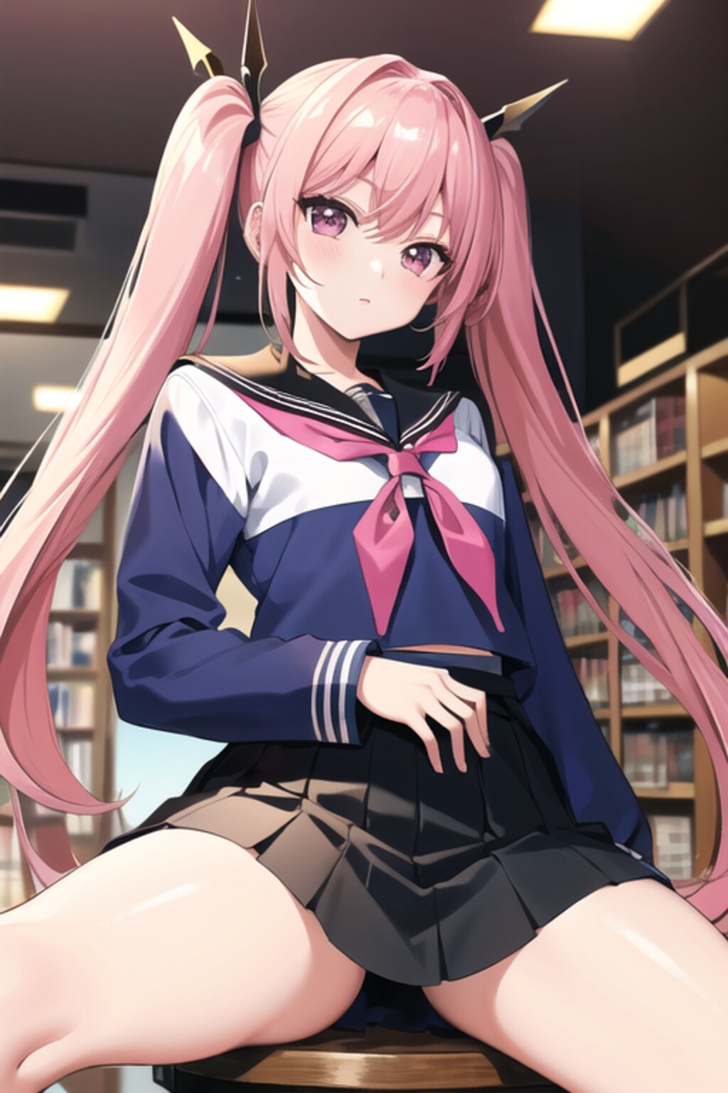 図書室なんて誰も来ないよ？