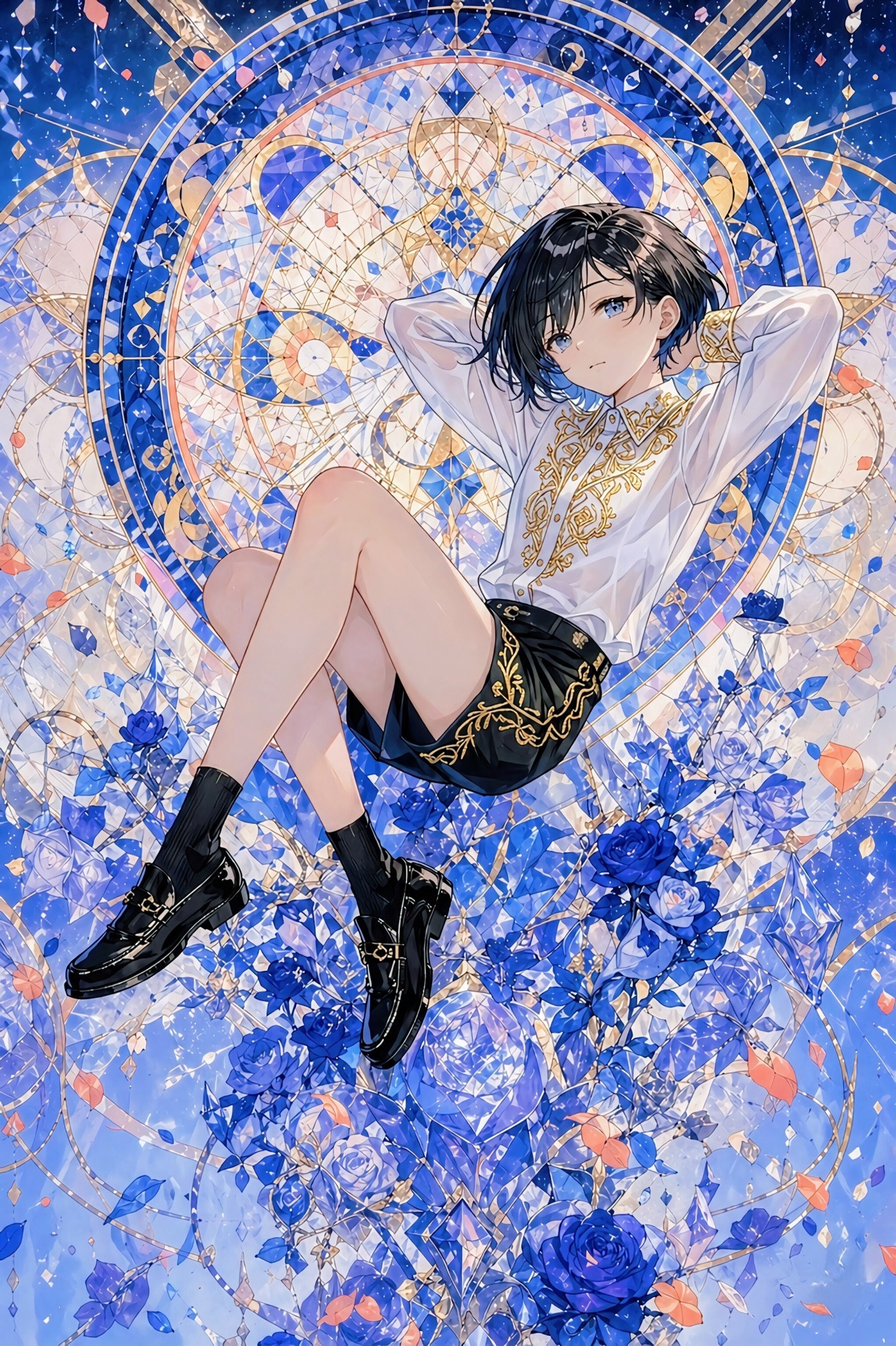 いかにもAIイラスト的な
