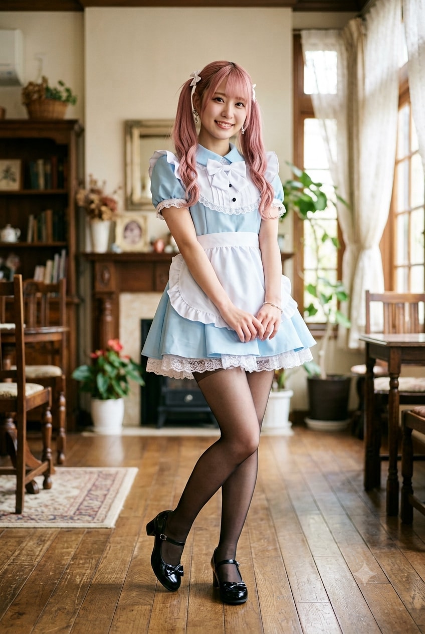 メイド服パンスト