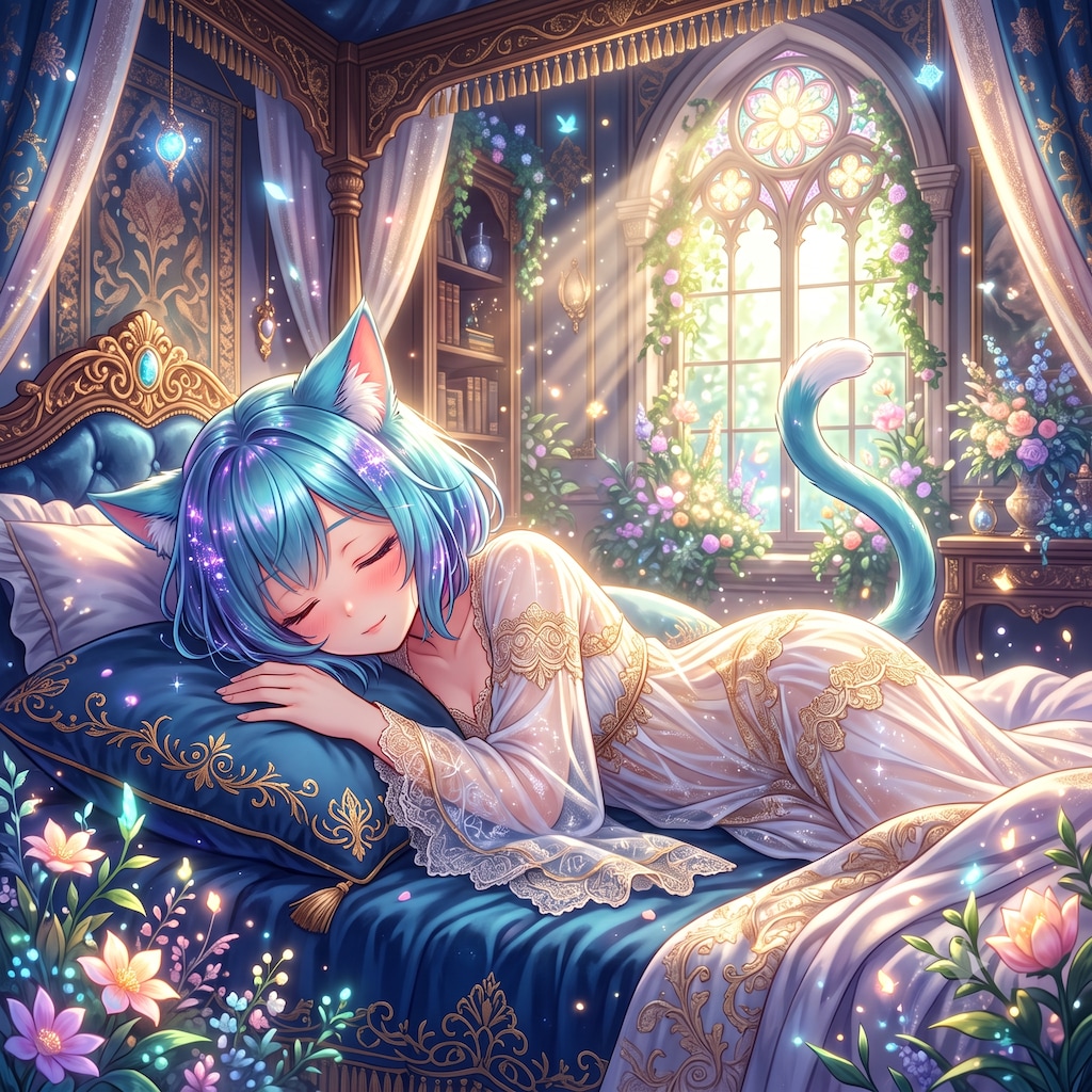 眠れるミケちゃん