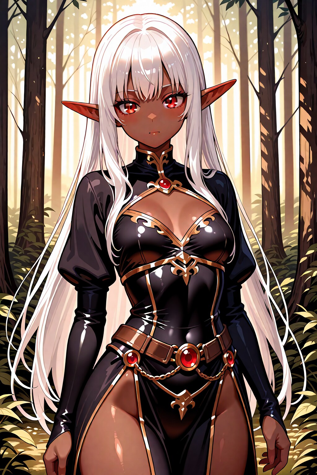 美少女ダークエルフ