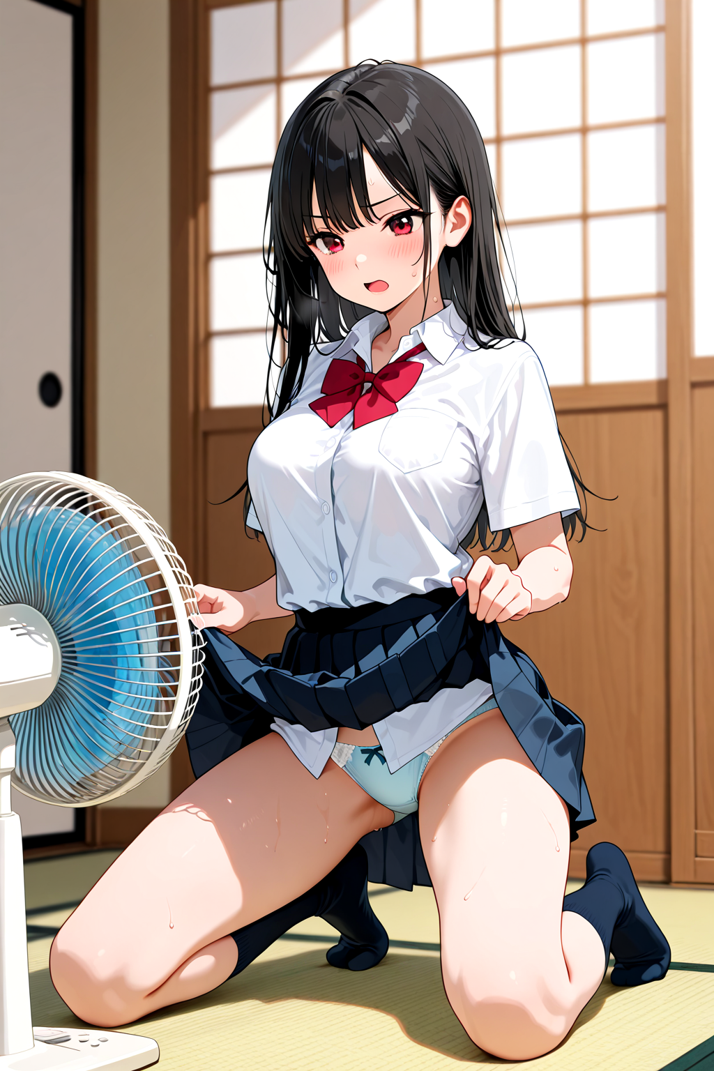 真夏のパンツ祭り：換気中
