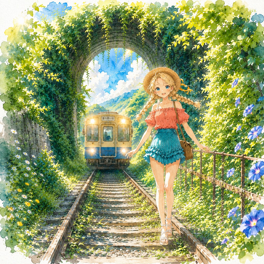 夏色ローカル線、思い出行き。