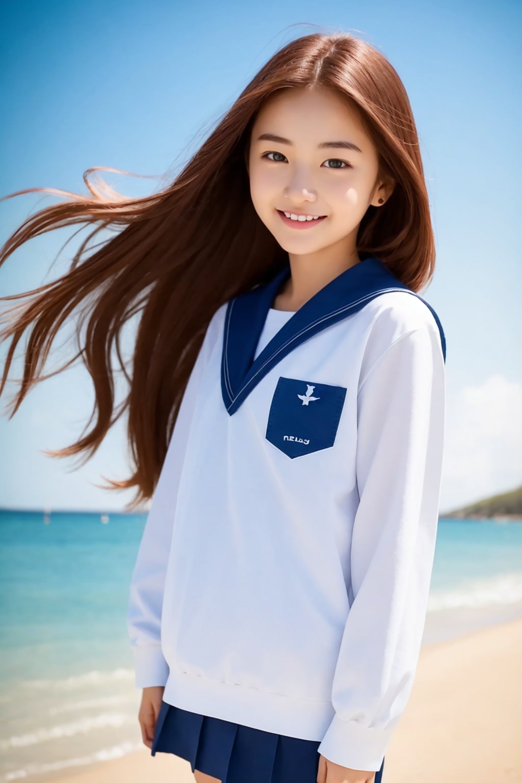 海辺の君１１９ | の人気AIイラスト・グラビア