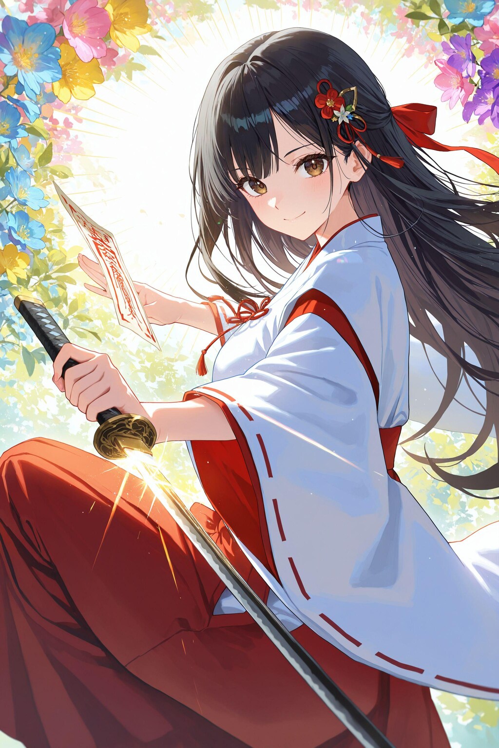 異世界神社の巫女さん（神楽さん）