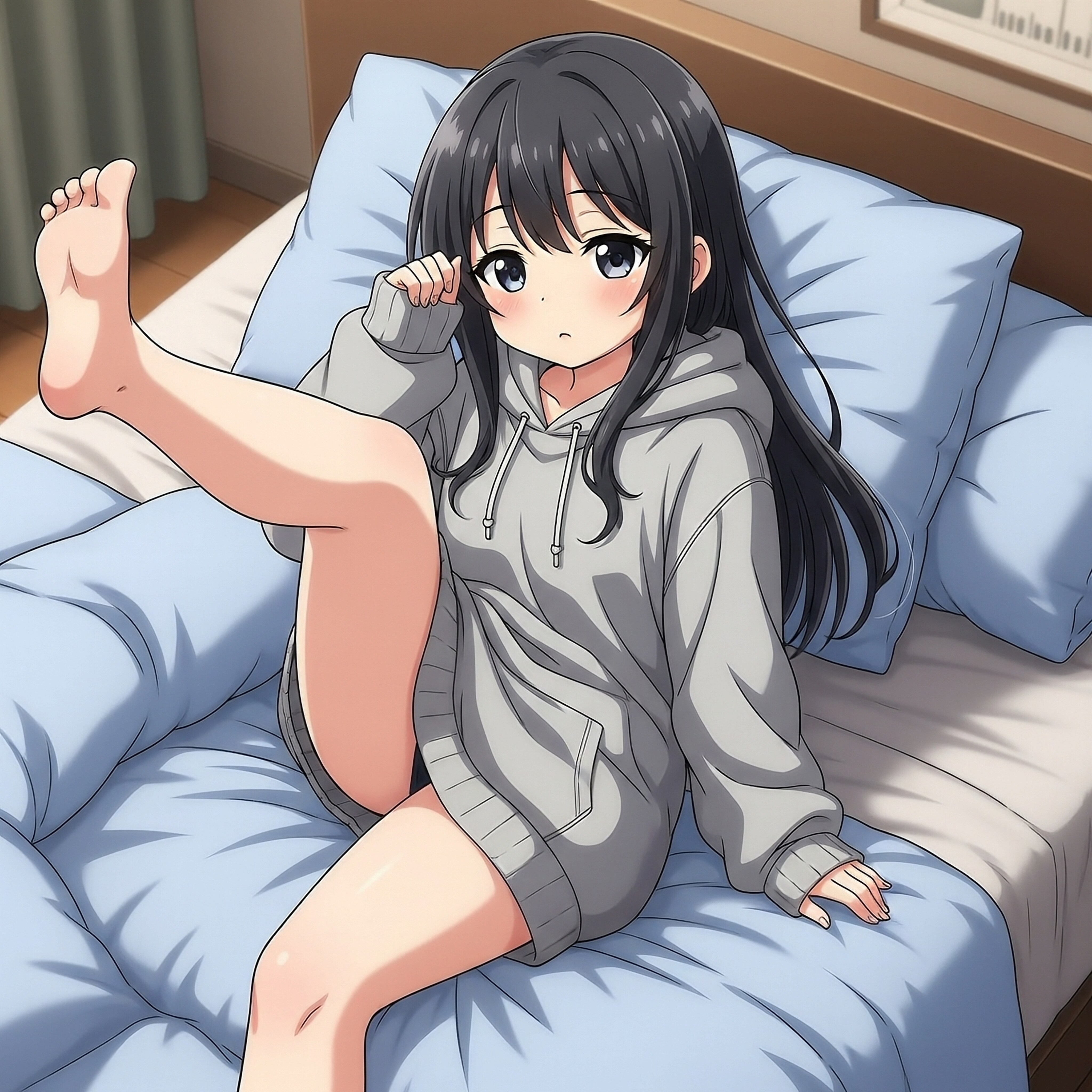 パンツ見えてるよ!