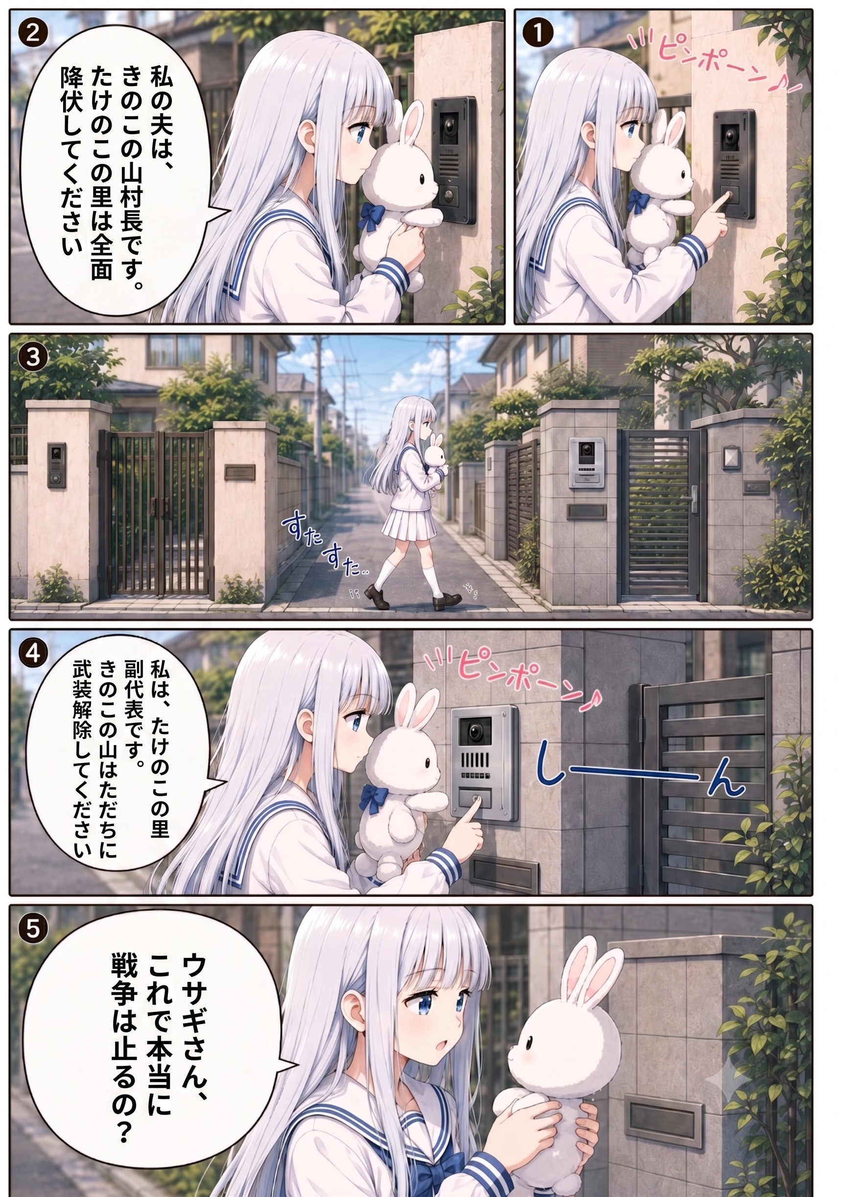 【回答】沈黙の住宅街