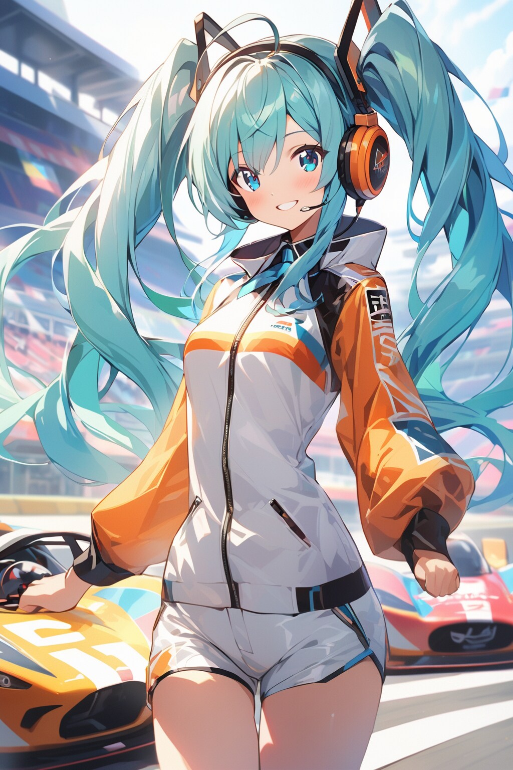 初音ミク レースクイーン | の人気AIイラスト・グラビア