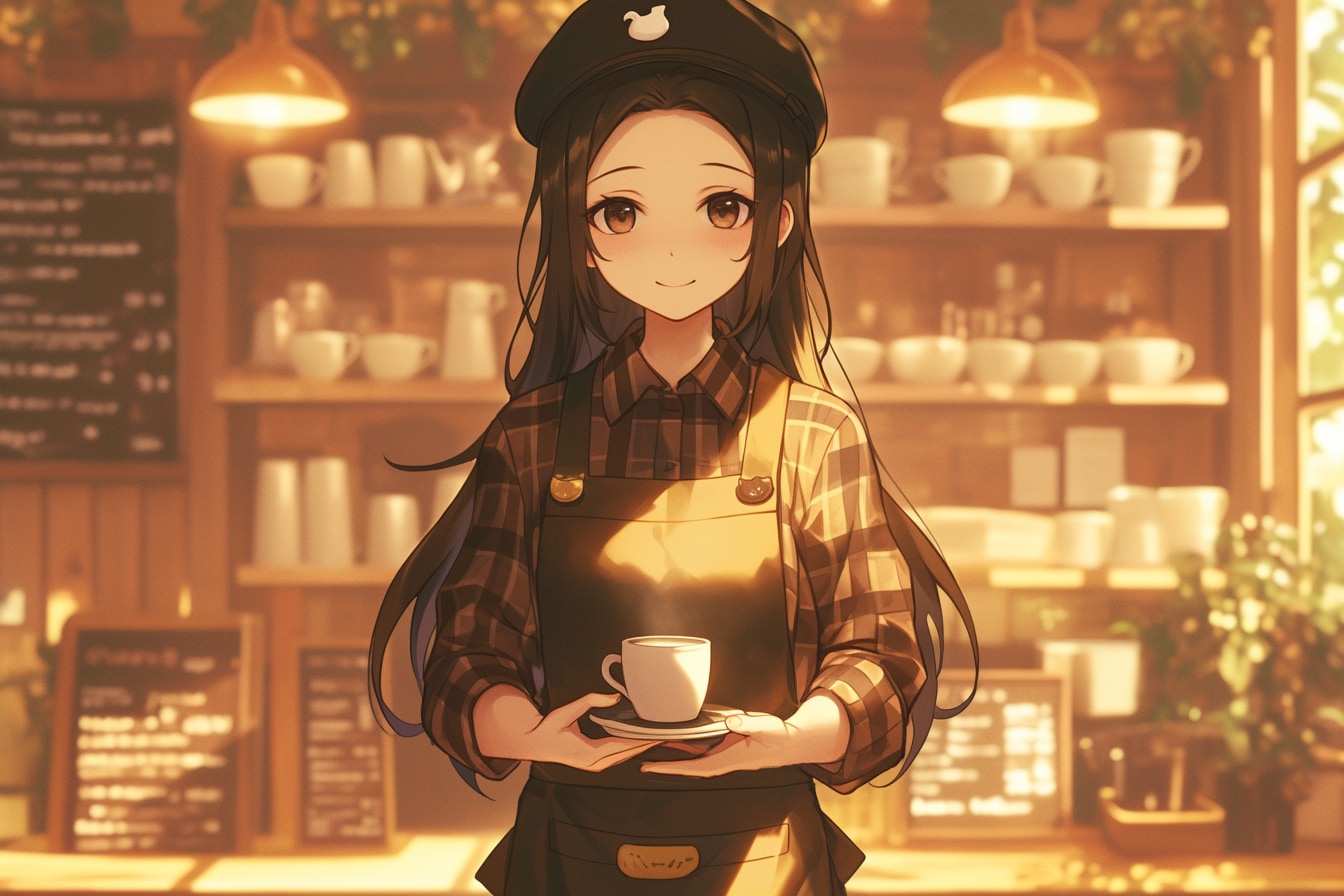 カフェのお姉さん☕✨86 | の人気AIイラスト・グラビア