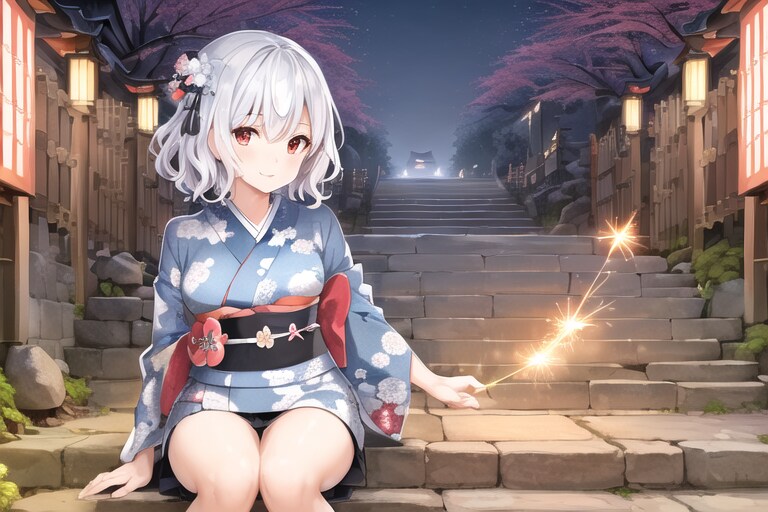 一緒に花火する？