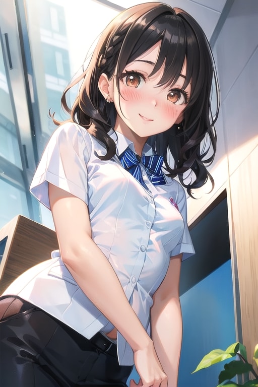 バイト先の社員お姉さん | の人気AIイラスト・グラビア