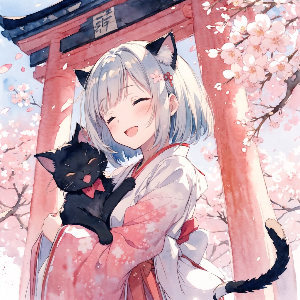 クロネさんとお花見