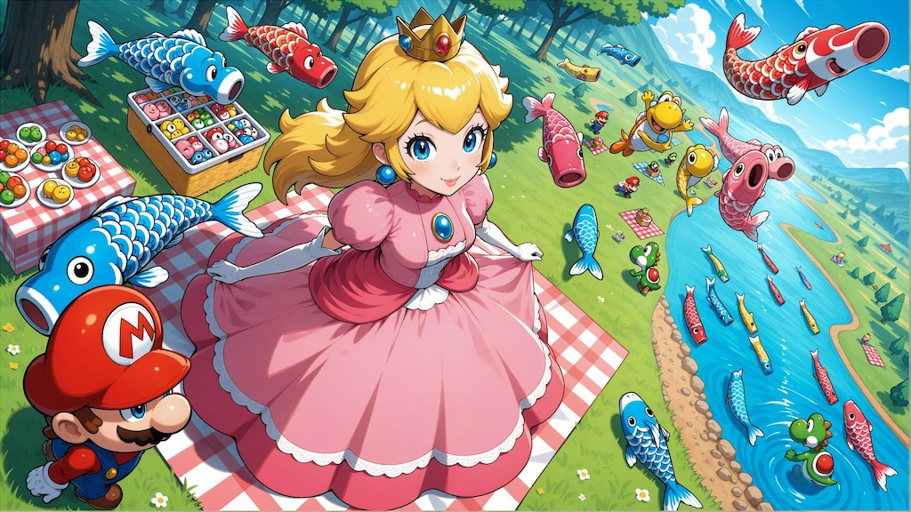 FHD壁紙NINTENDO キャラクターズ