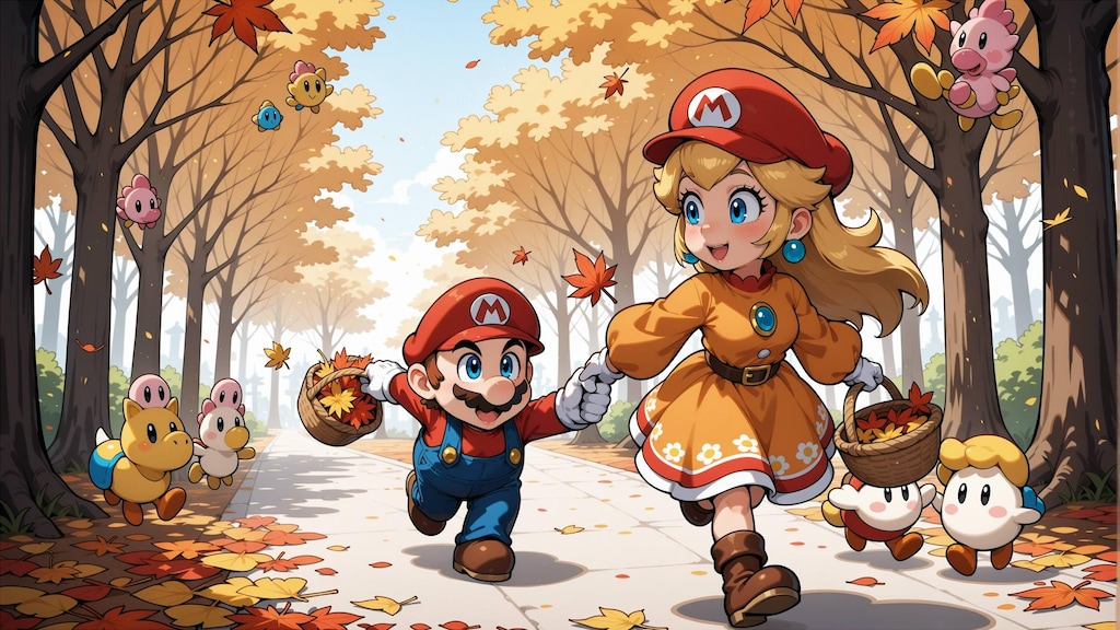 FHD壁紙NINTENDO キャラクターズ