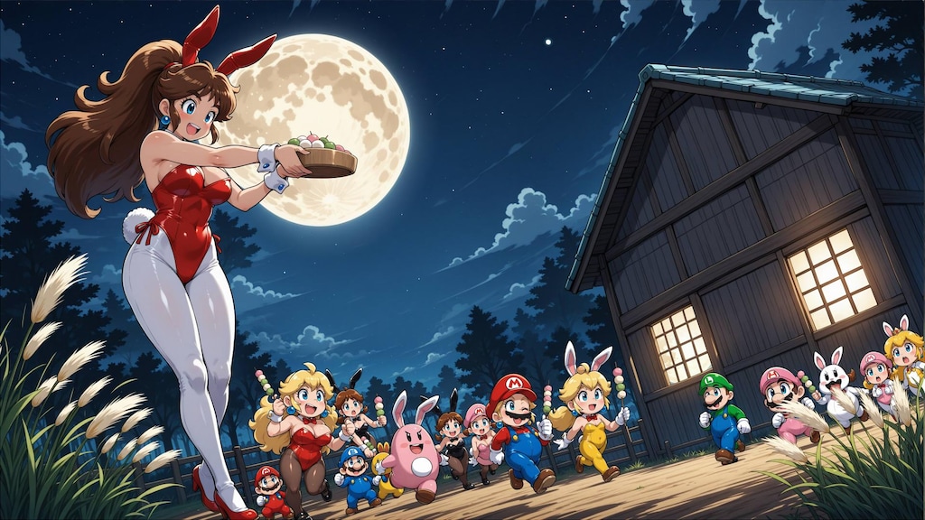 FHD壁紙NINTENDO キャラクターズ