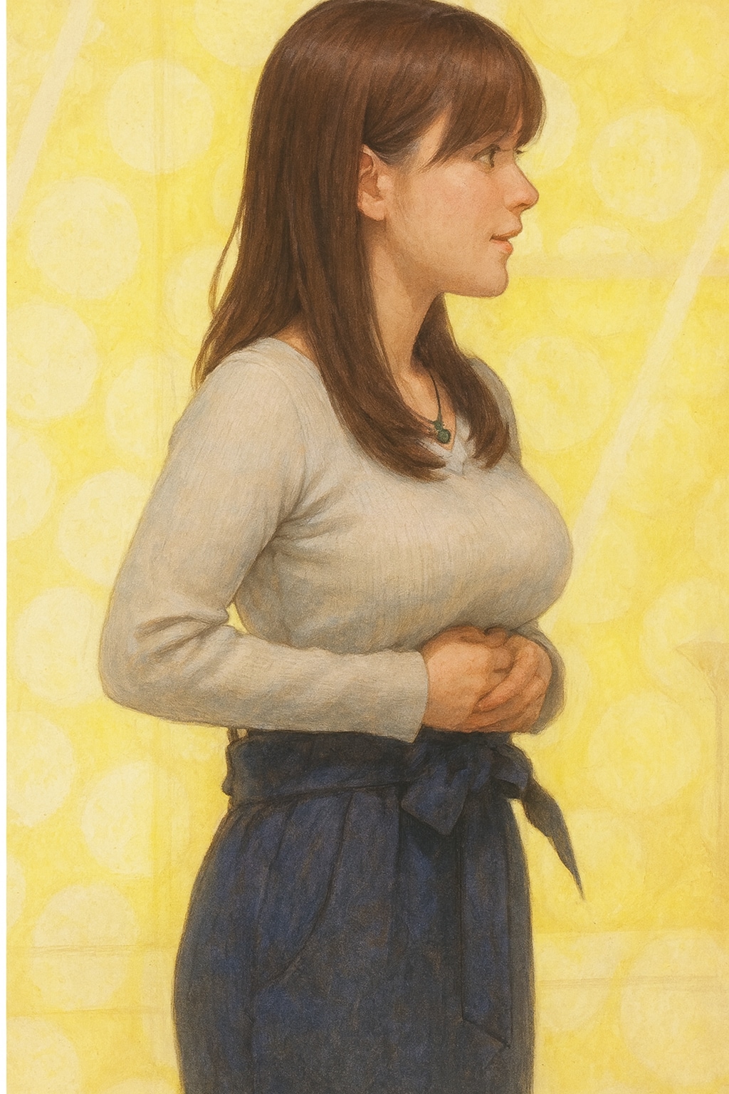 女子アナポーズ | の人気AIイラスト・グラビア