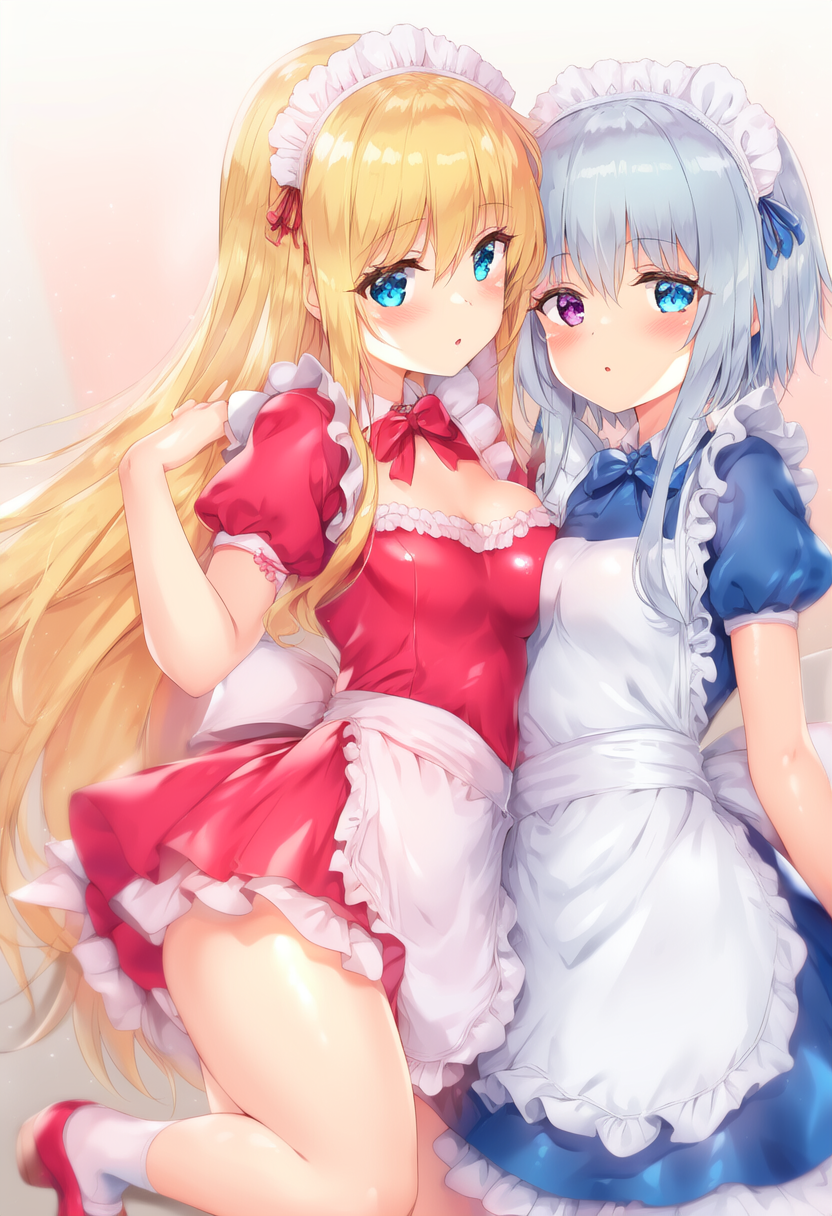 百合なメイド盛り合わせ