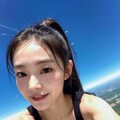 スカイダイビング女子 12枚目