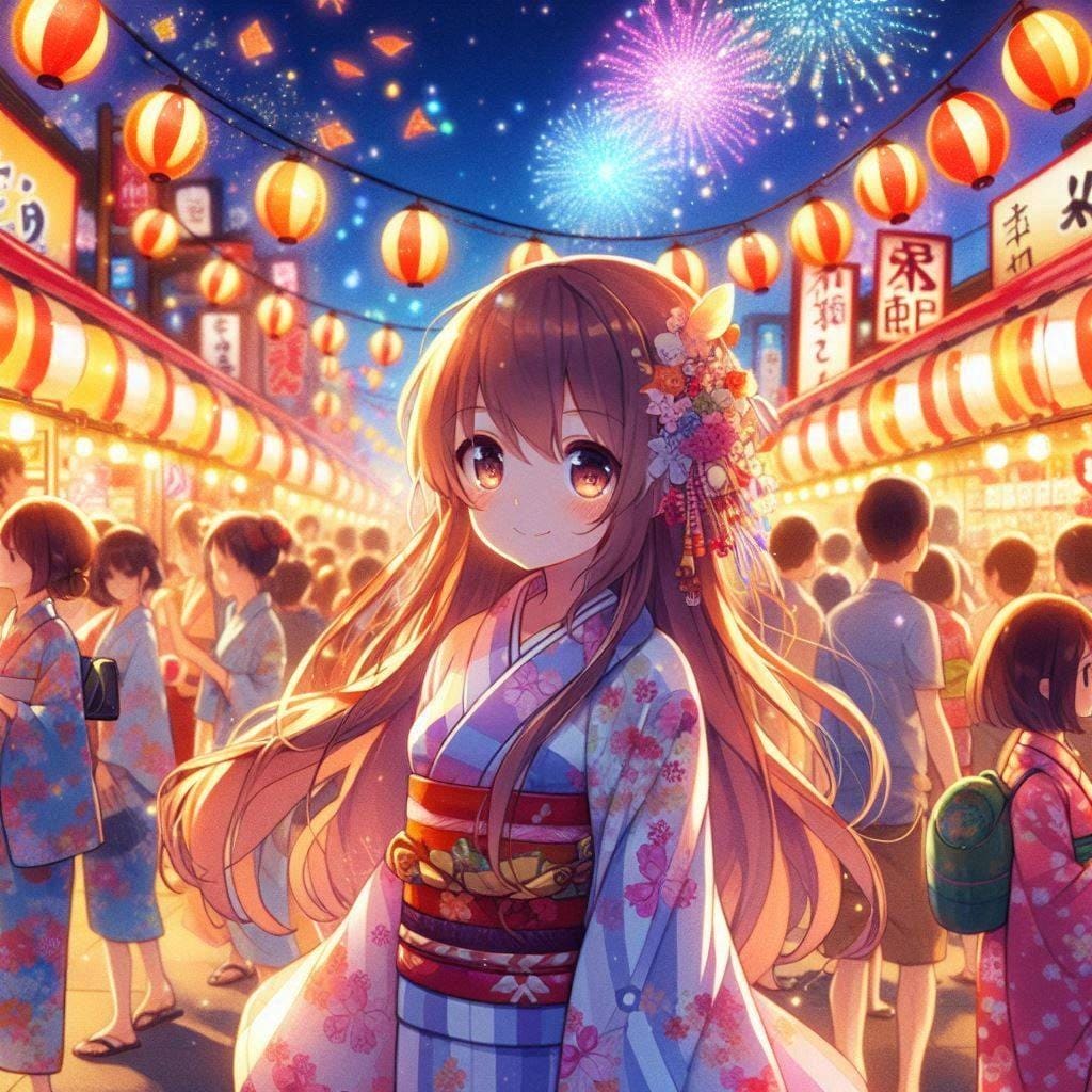 夏祭り(DALL-E)(4)