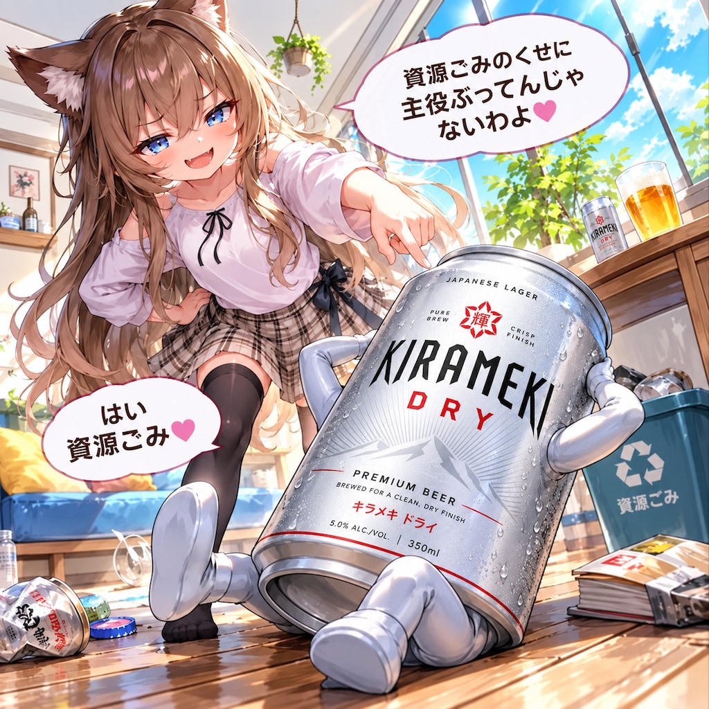 ツレを罵倒する小さな女の子