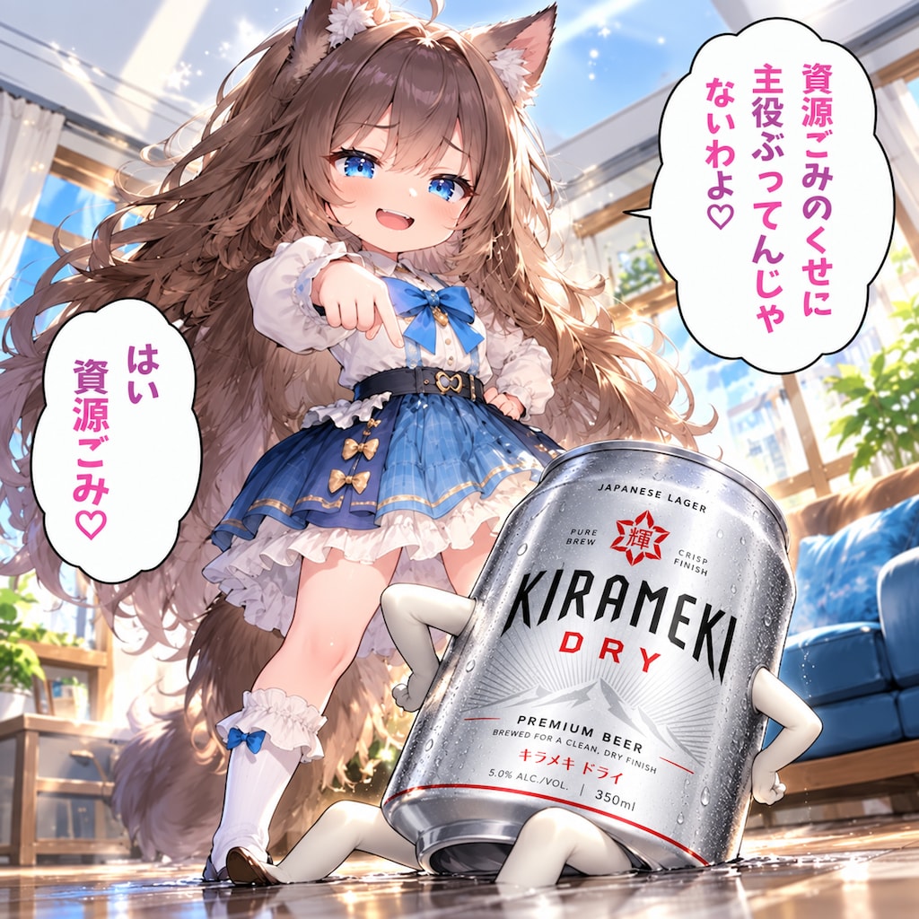 ツレを罵倒する小さな女の子