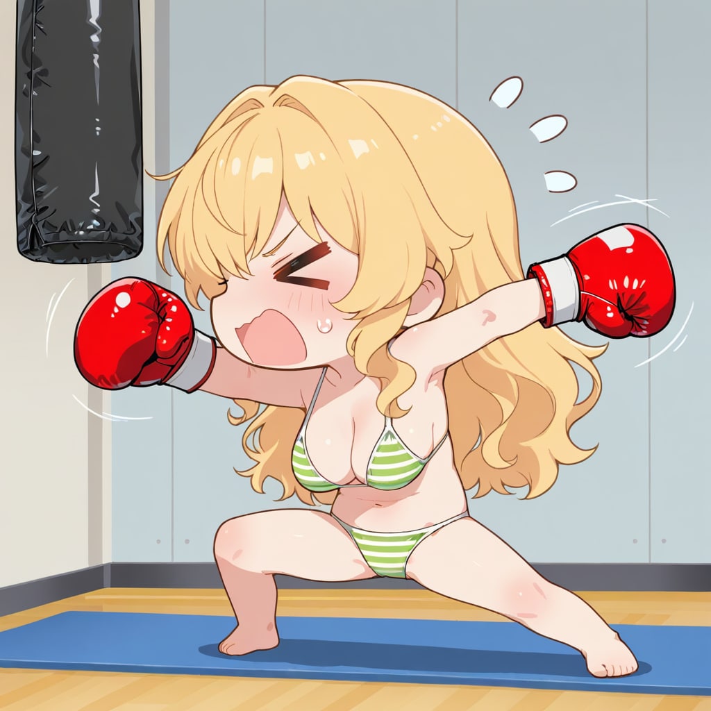 えいっ！ (スカッ)