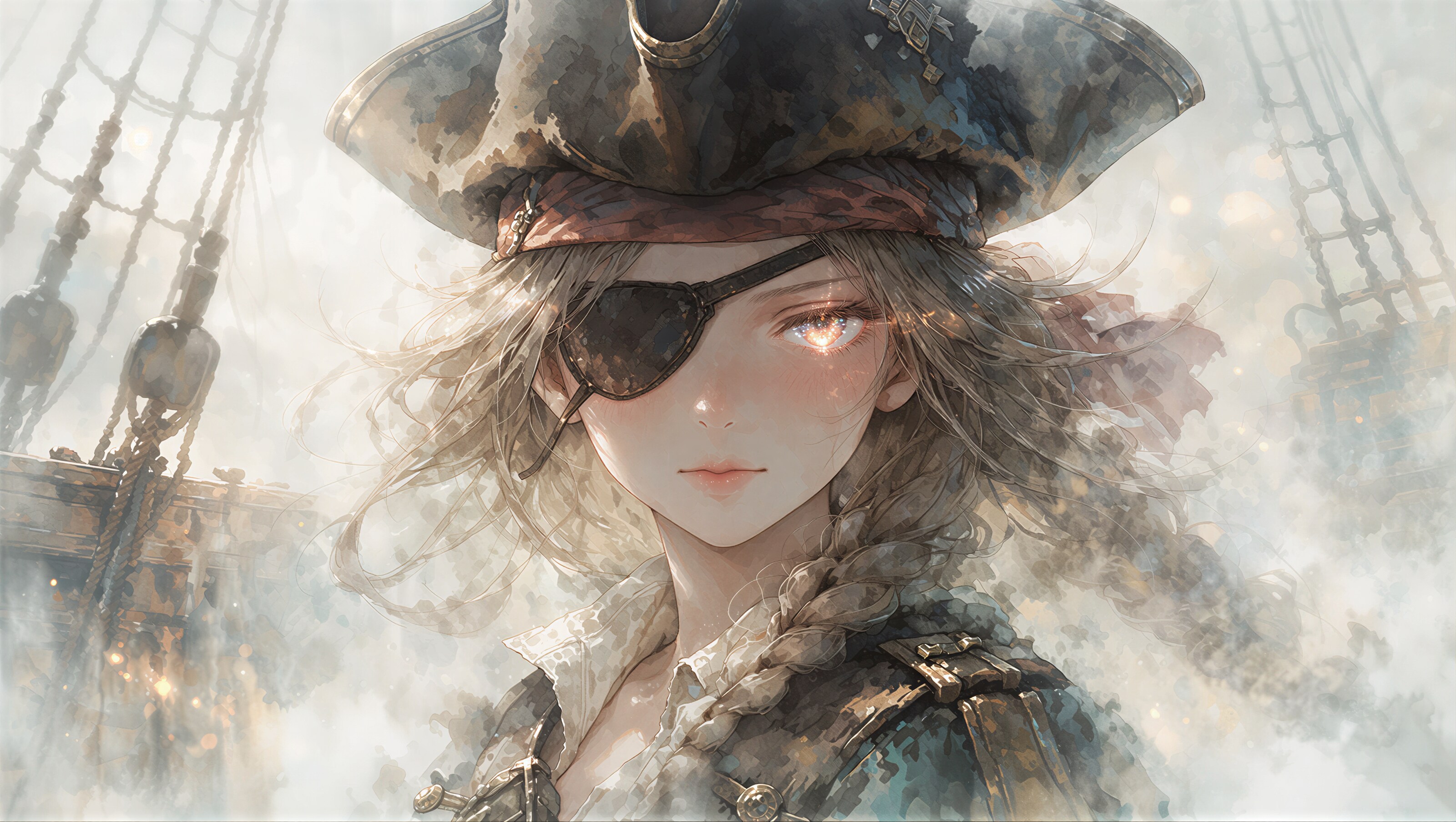 隻眼の海賊 2 | の人気AIイラスト・グラビア