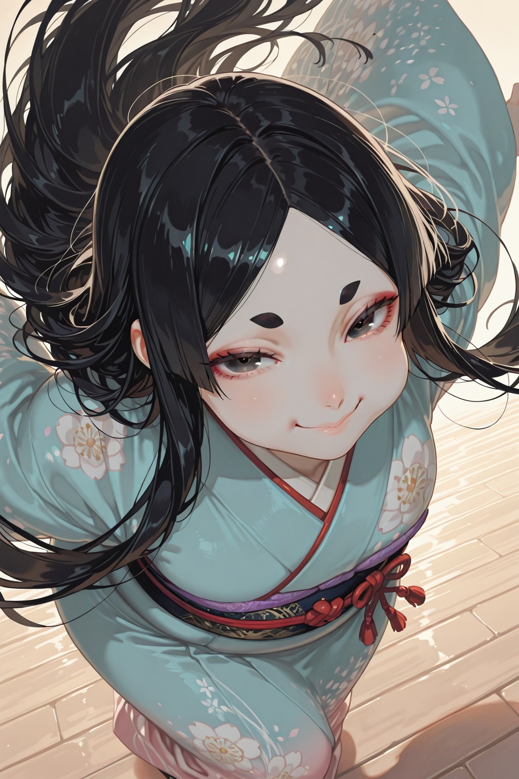 走り出す福ちゃん