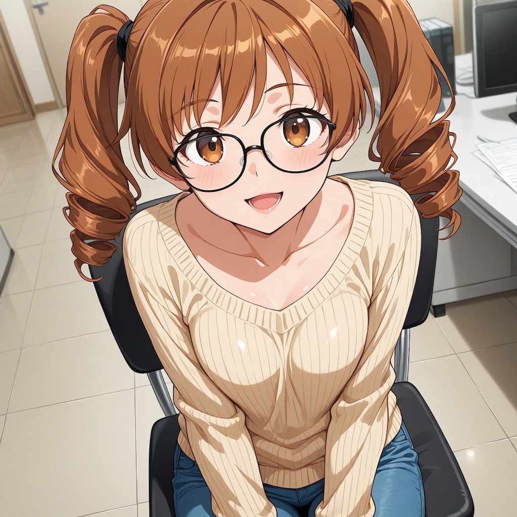 出社したら職場のアイドルがドリルヘアになっていて衝撃を受けました