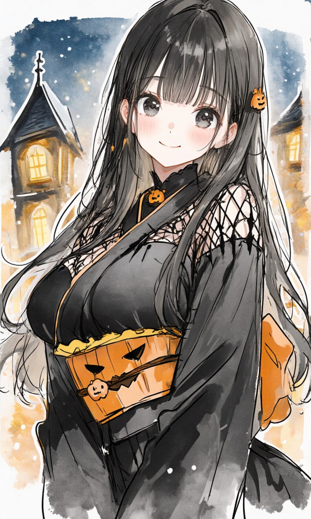 ハロウィン、アレンジ和服