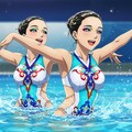 シンクロ美少女　デュエット演技⑭ 2枚目