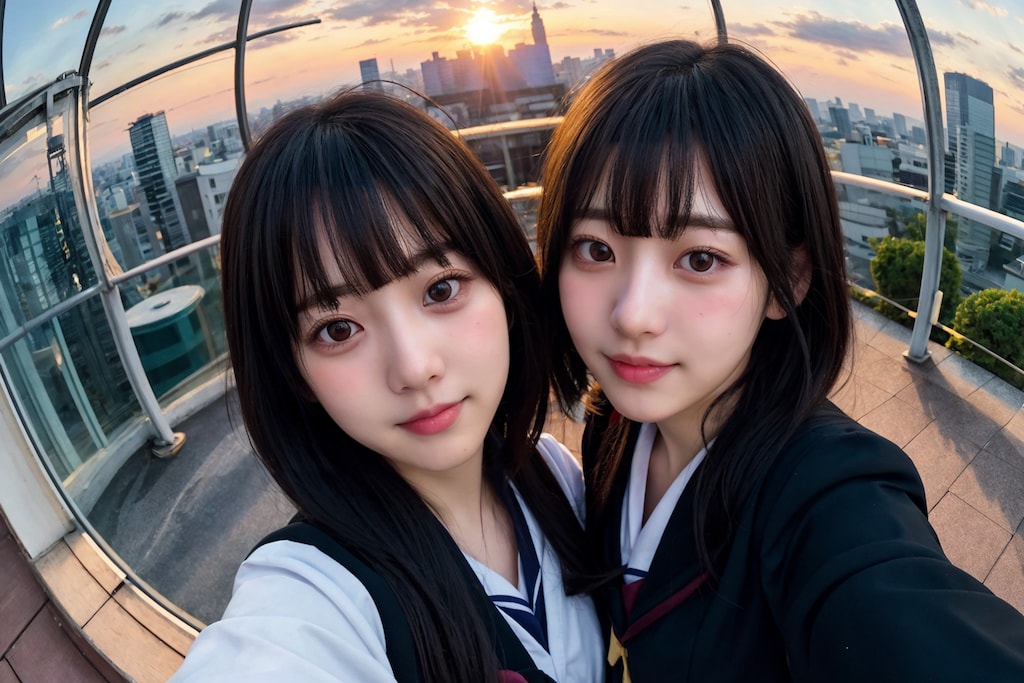 仲良し自撮り No.1