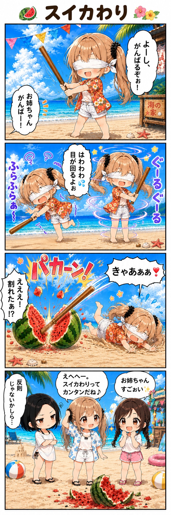 スイカわり