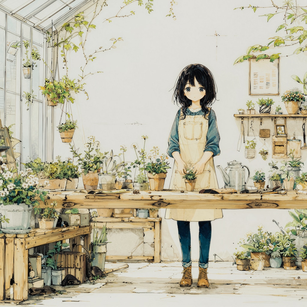 今日も、ちいさな緑といっしょ