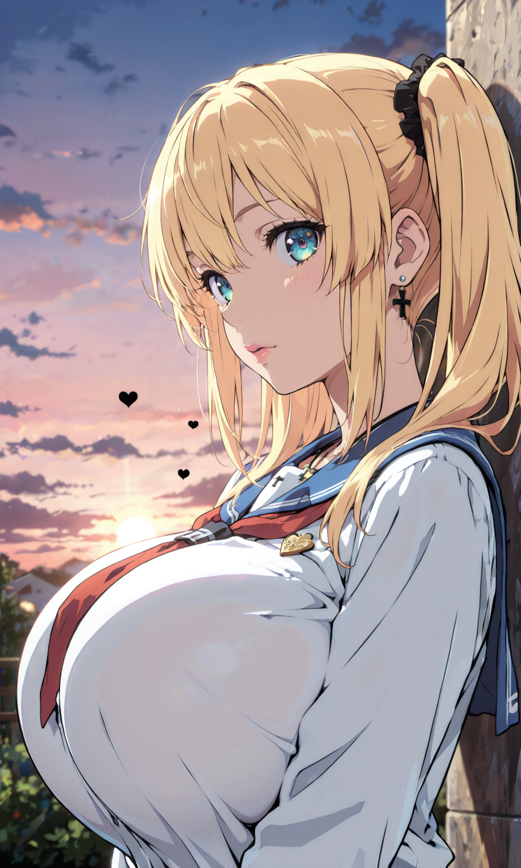 金髪美女　（髪型以外すべて固定）