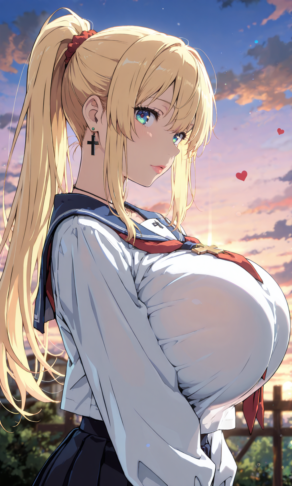 金髪美女　（髪型以外すべて固定）