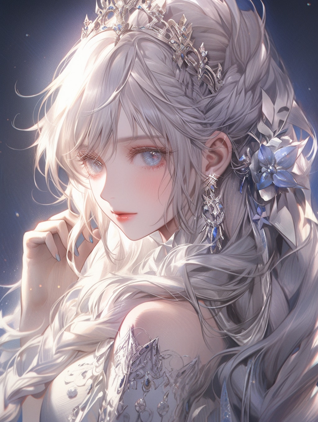 氷の女王の魅惑的な眼差し Ice Queen's Enchanting Gaze