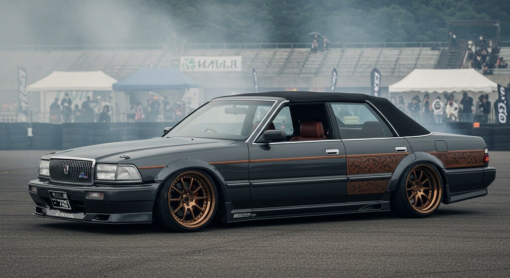 クラウンセダンのドリ車