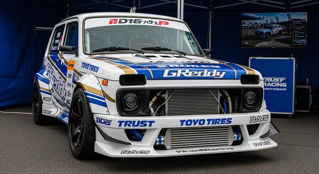 トーヨータイヤラーダニーヴァのドリ車