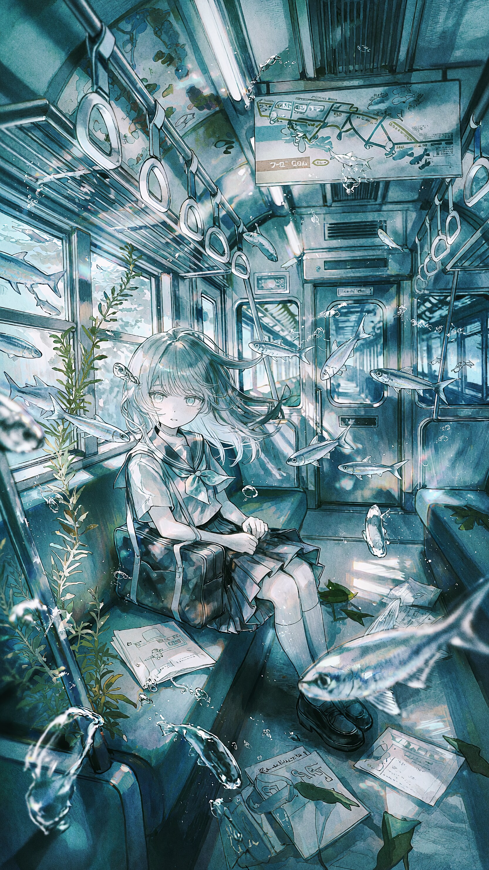 Aquarium train | の人気AIイラスト・グラビア