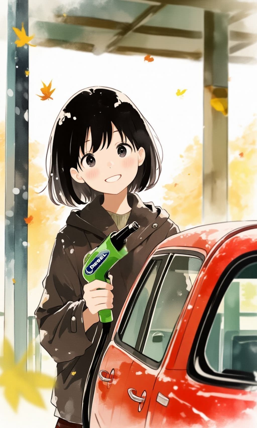 軽自動車だから軽油だよね