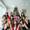 サンタコス🎅社内クリパ🎄 4枚目