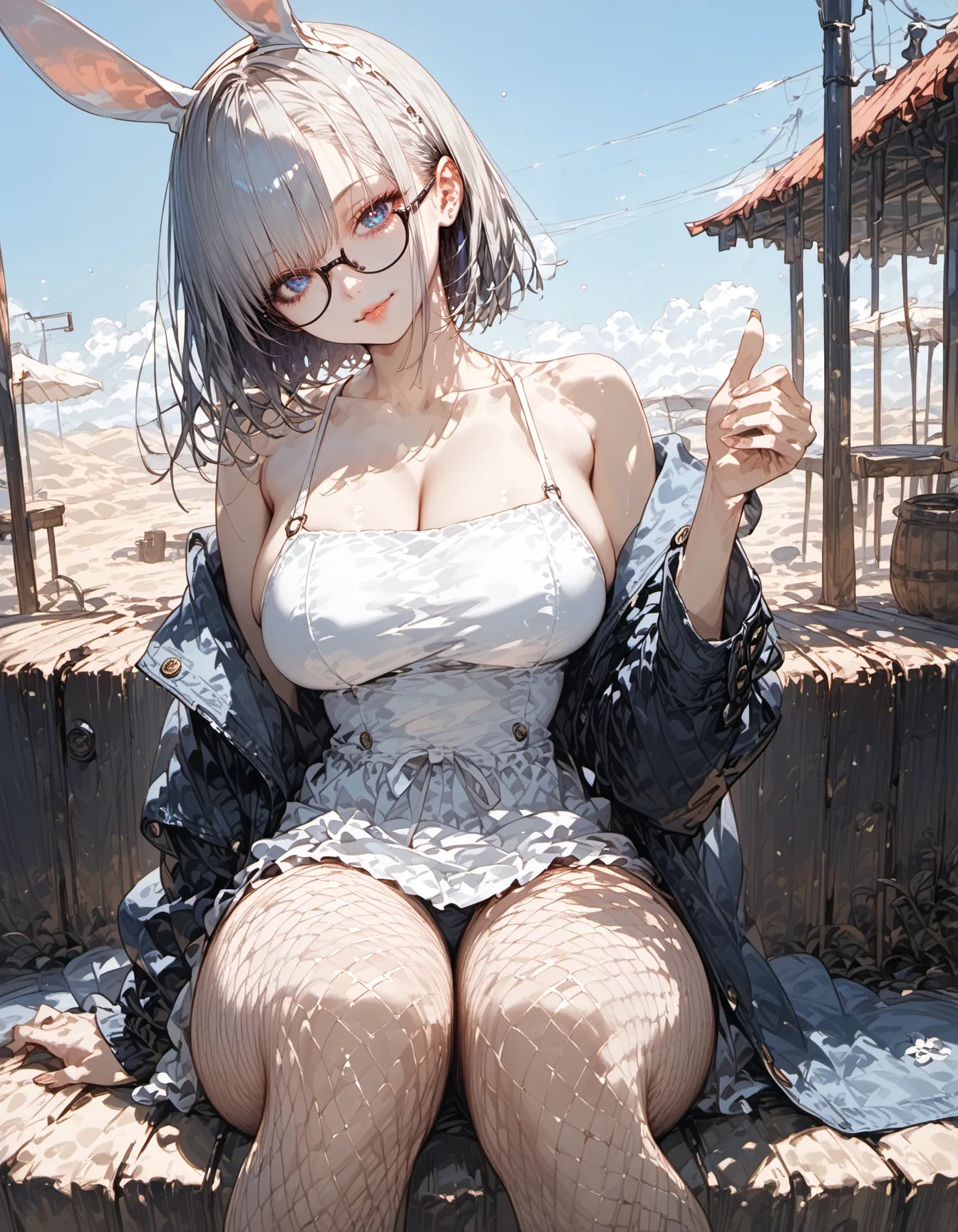 Bunny by the Boardwalk