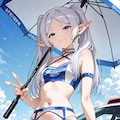 レースクイーンのフリーレン 2枚目