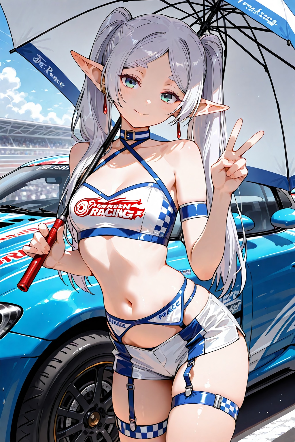 レースクイーンのフリーレン