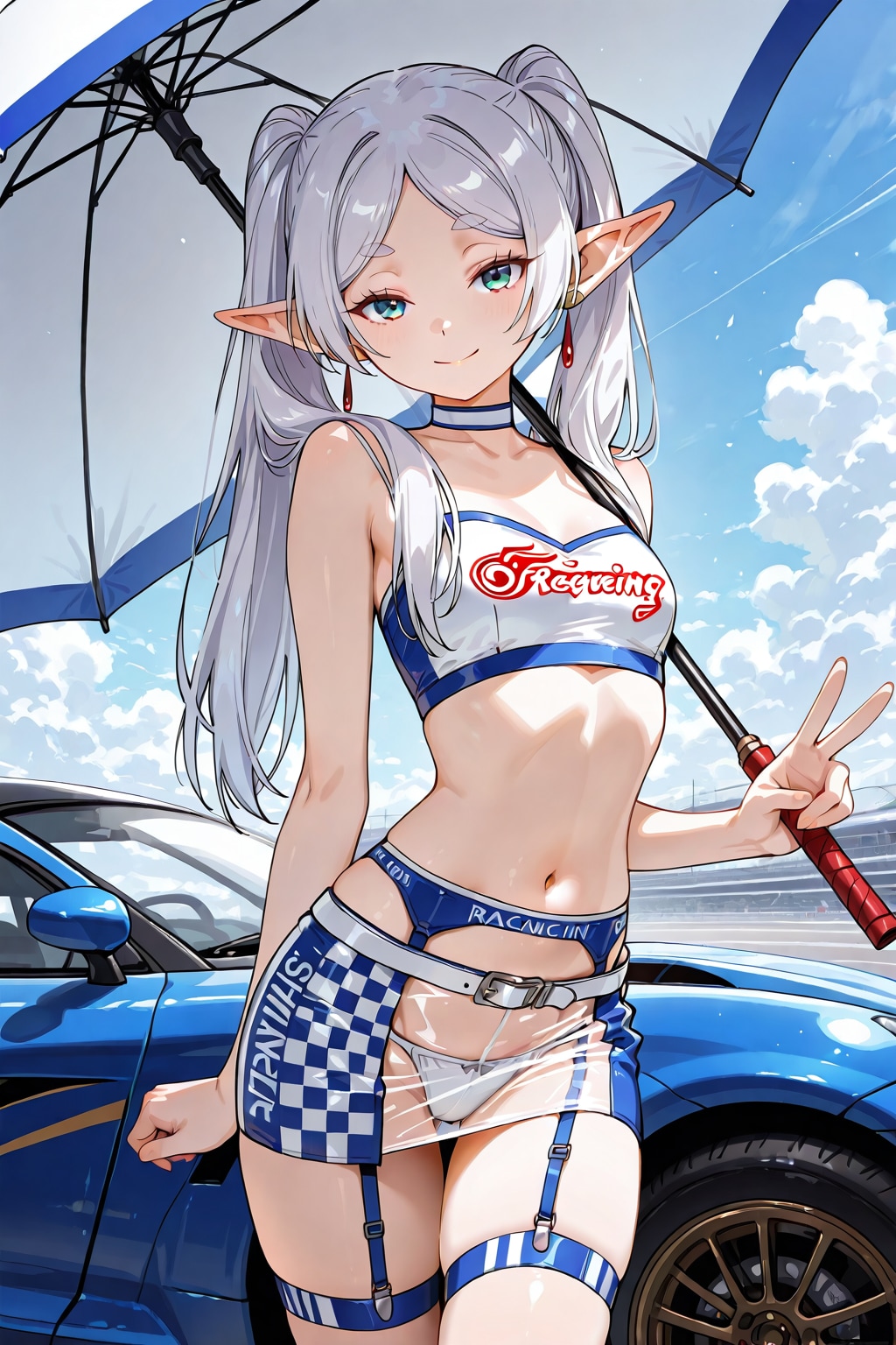 レースクイーンのフリーレン