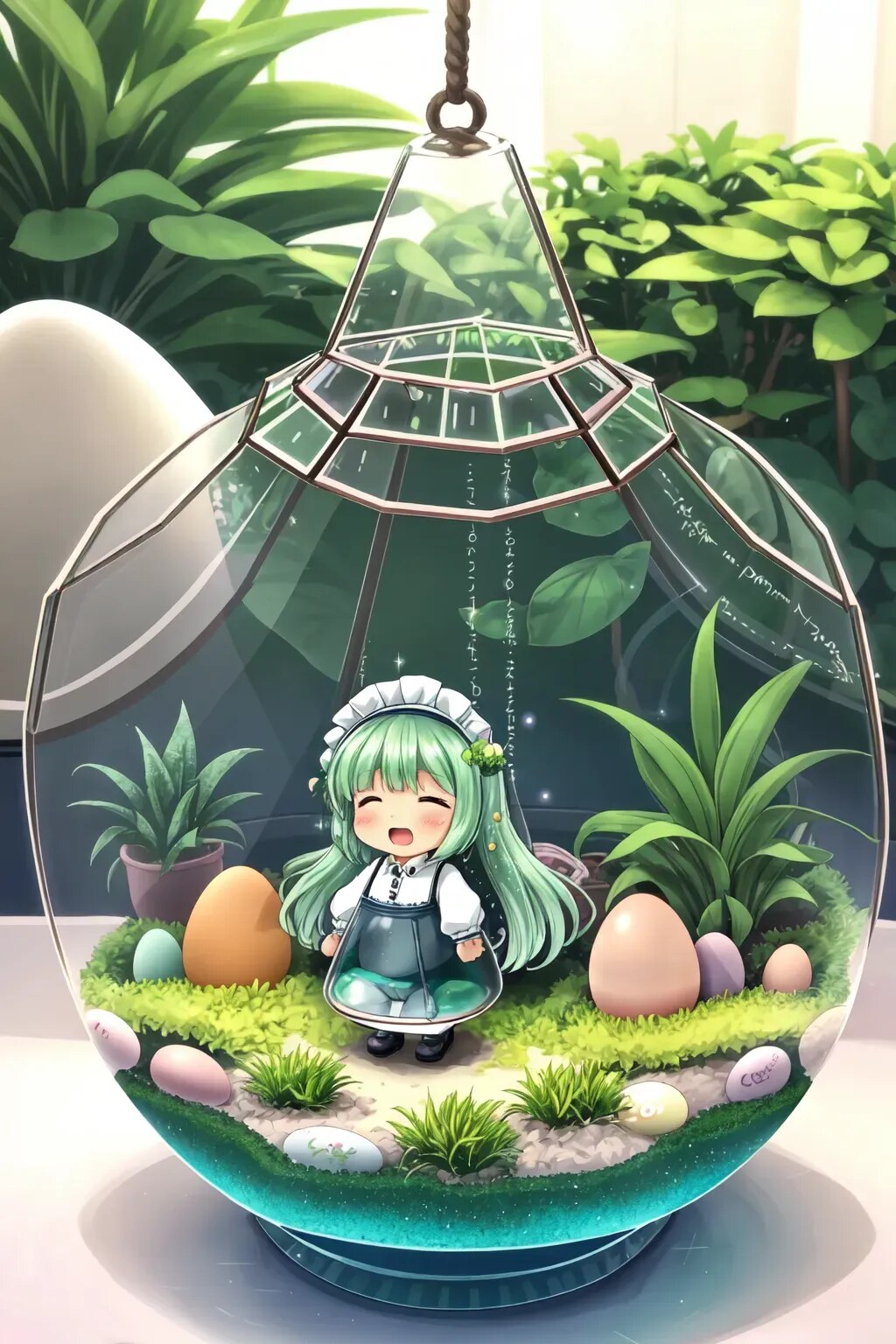 卓上の庭