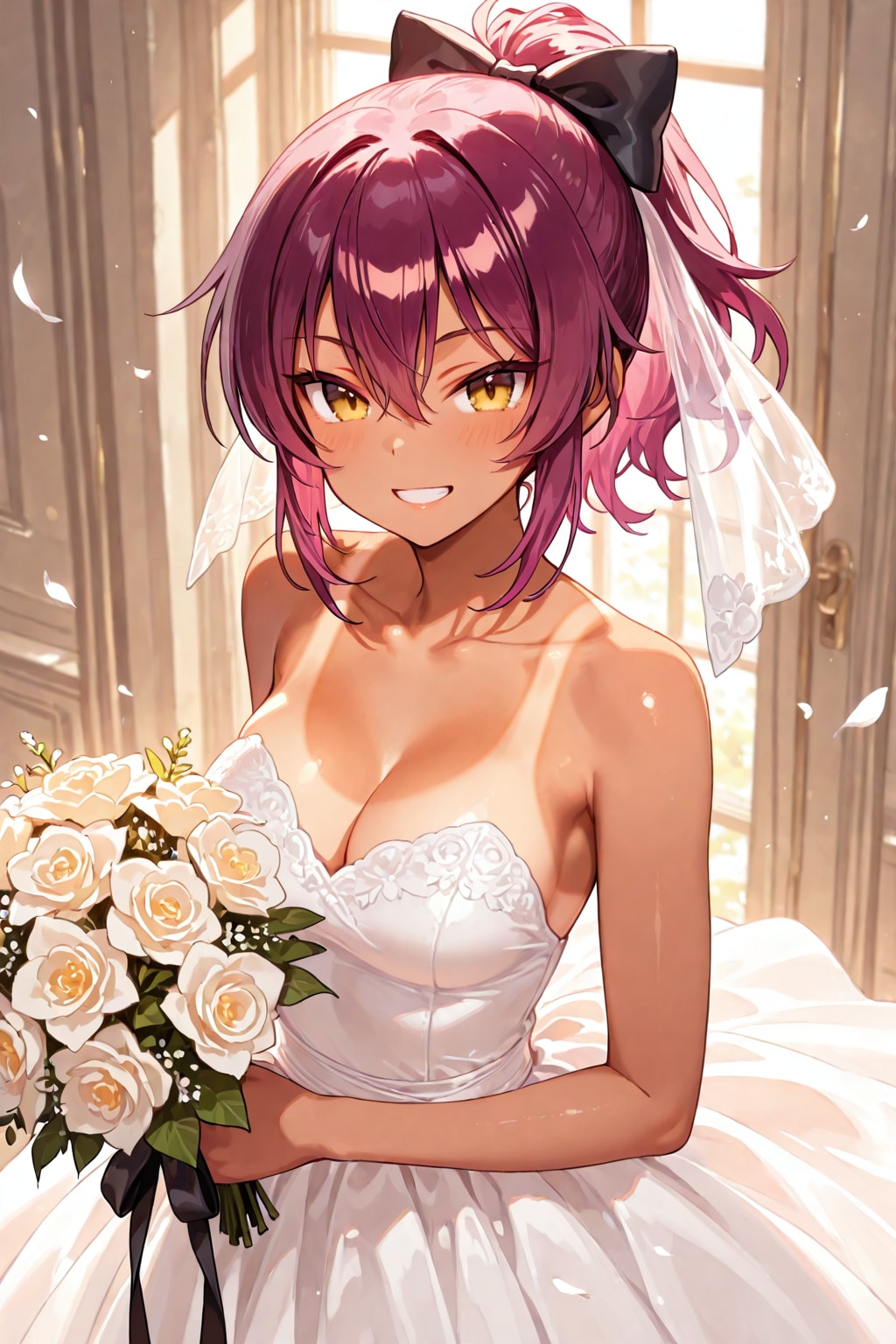 ウェディングドレスと渚沙ちゃん