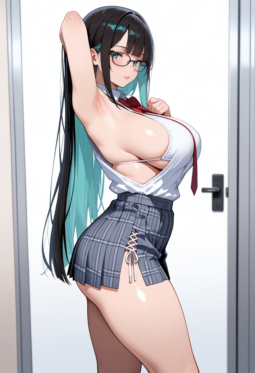横の通気性がいい夏の制服