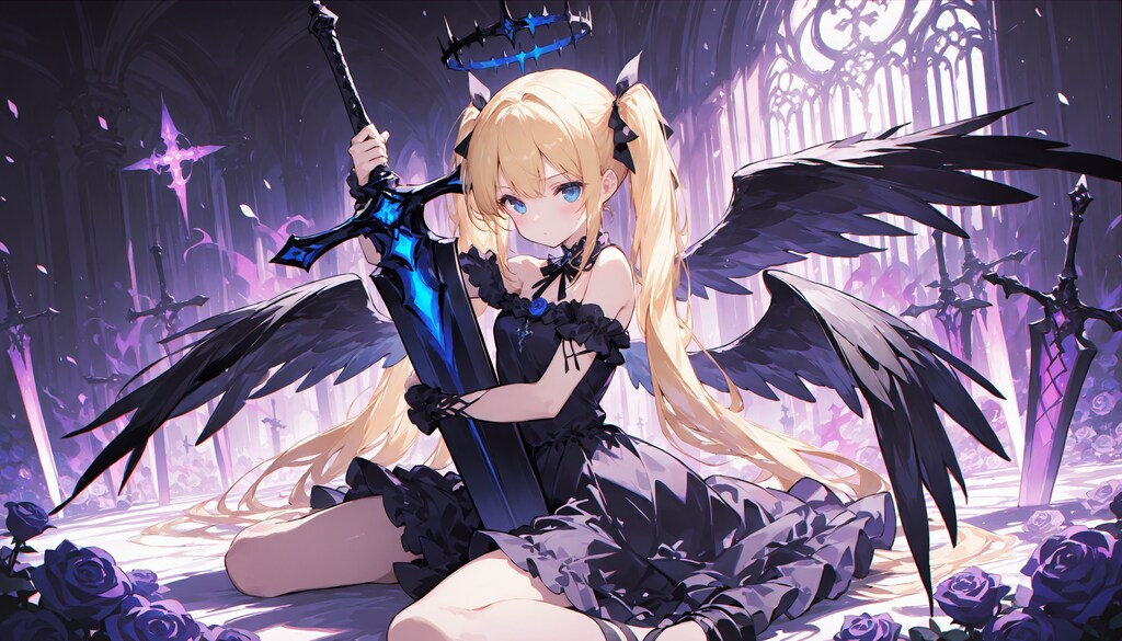 紅と漆黒の刃
